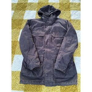 Abercrombie Fitch Women's Insulated Field Jacket Hooded Black XS